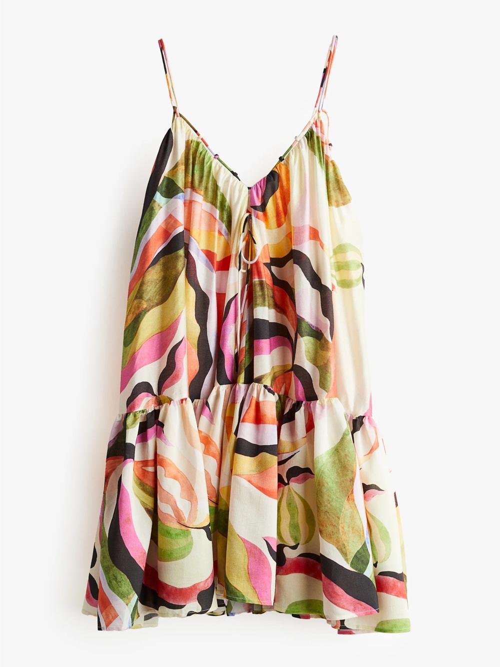 H&M multi color mini dress size M